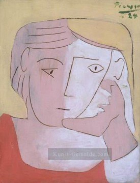  kubistisch Malerei - Tete de femme 2 1924 kubistisch